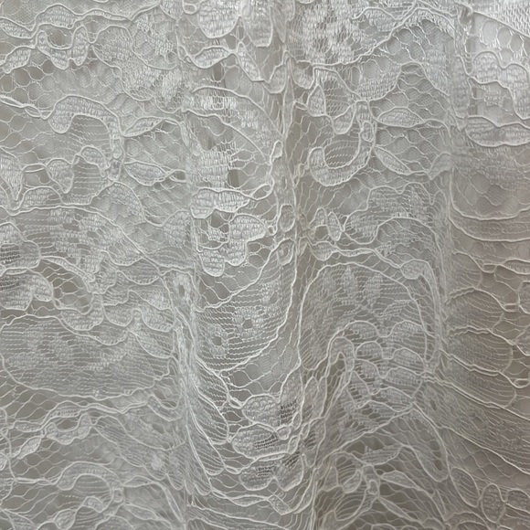 White Lace Dress , Lined, Size Small by Francesca’s - Picture 3 of 5